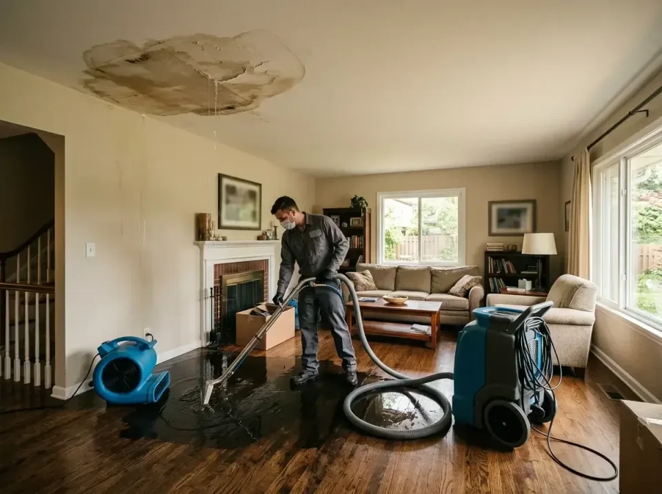 attic-pipe-burst-ceiling-drip-008 — frequently asked questions, Water Damage Restoration & Carpet Care in Watertown Town, MA